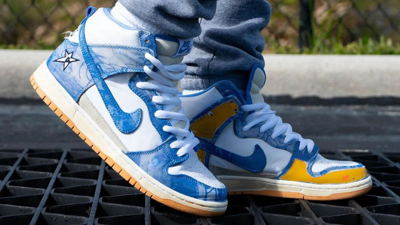 The Carpet Company x Nike SB Dunk High Features Tearaway Uppers