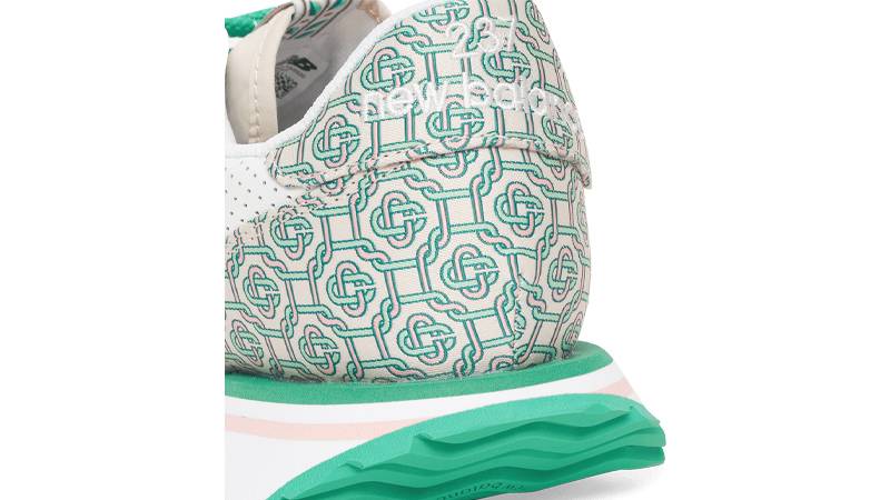 Casablanca x New Balance 237 White Green Closeup