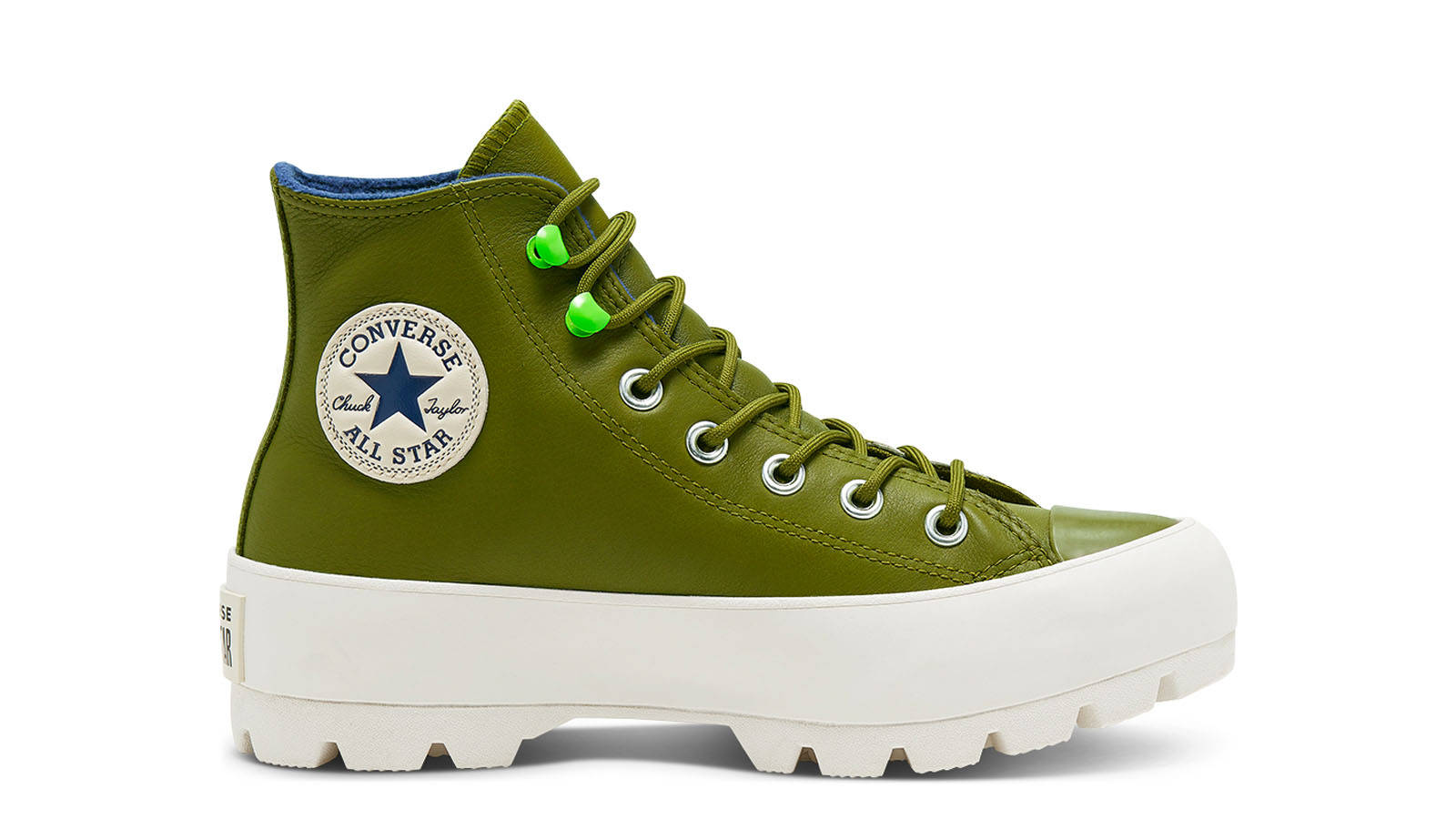 chuck taylor all star lugged winter high top green