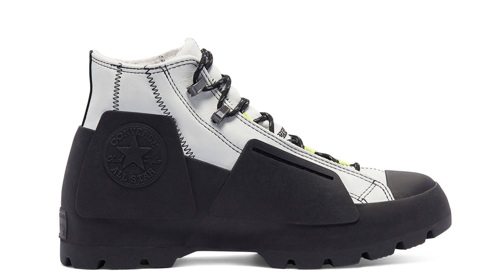 chuck taylor storm boot high top black white