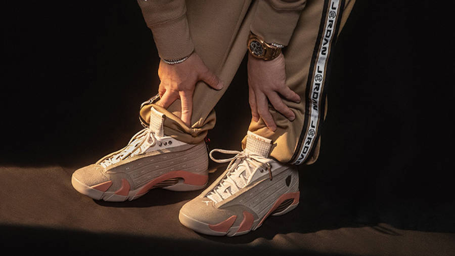 air jordan 14 clot on feet