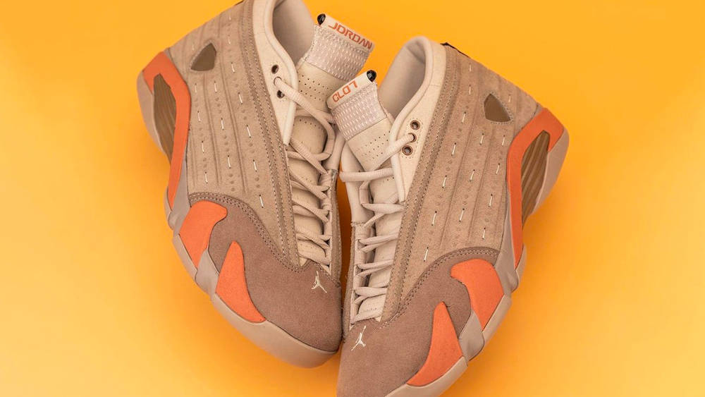 Image via hanzuying CLOT x Air Jordan 14 Low