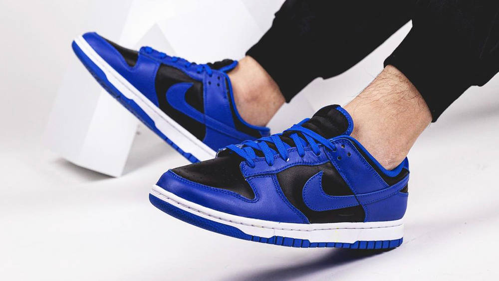 Image via repgod888 Nike Dunk Low "Hyper Cobalt"