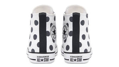 Converse Chuck Taylor All Star Glitter Shine Hi White