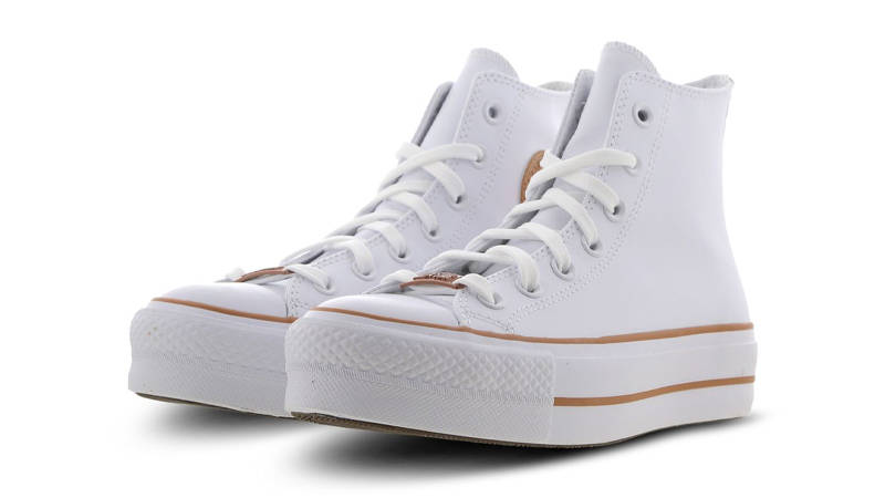 Panorama Svaghed Botanik Converse Chuck Taylor All Star Platform High White Rose Gold | Where To Buy  | 570644C | The Sole Supplier
