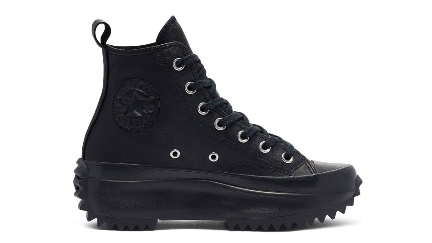 Converse Run Star Hike High Black:Black