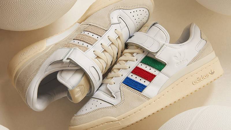 END x adidas Forum Low Friends and Forum White First Look Side