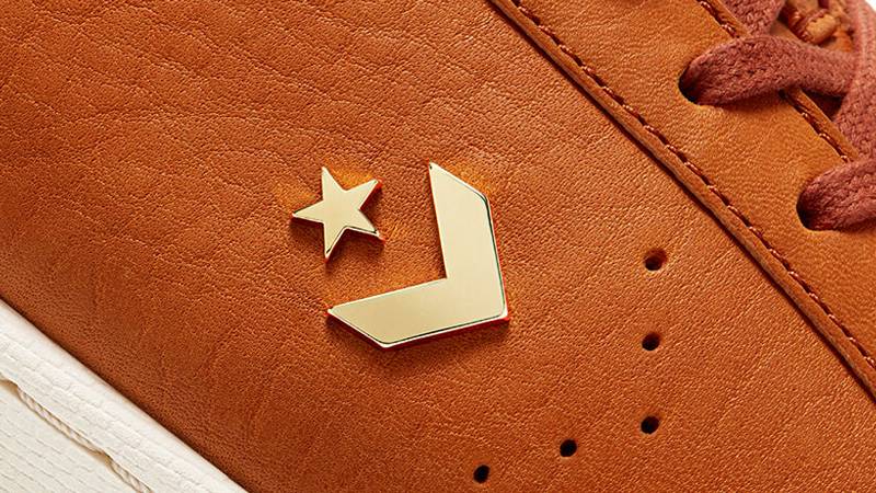 Horween x Converse Leather Pro Low Potters Clay Closeup