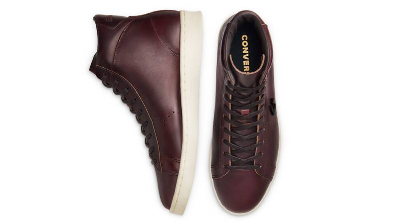 Horween x Converse Pro Leather Ganache Egret Middle