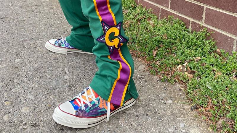 Joe Freshgoods x Converse Chuck 70 Hi Black Multi On Foot