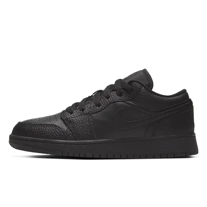 Jordan 1 Low GS Triple Black | Where To Buy | 553560-091 | The