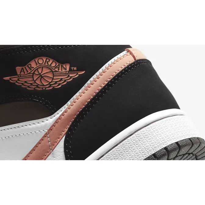 Jordan 1 Mid Black Mocha Peach Where To Buy DH0210 100 The Sole Supplier