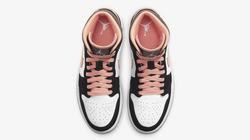 Peach and black jordans online