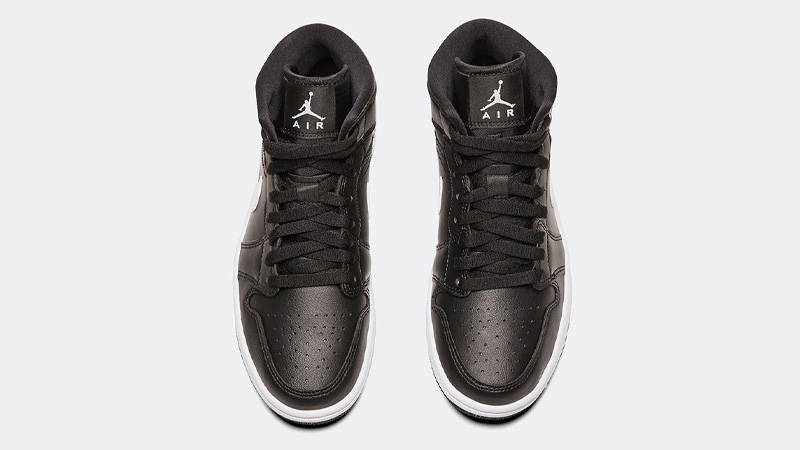Jordan 1 Mid Black White