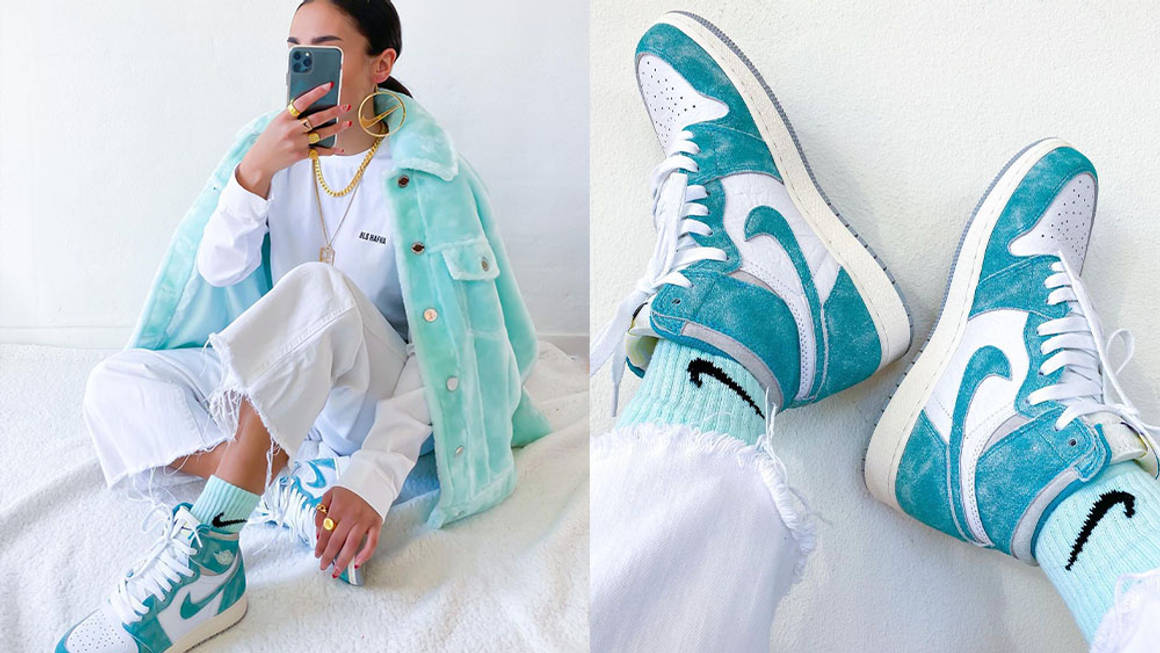 nike air jordan 1 turbo green outfit