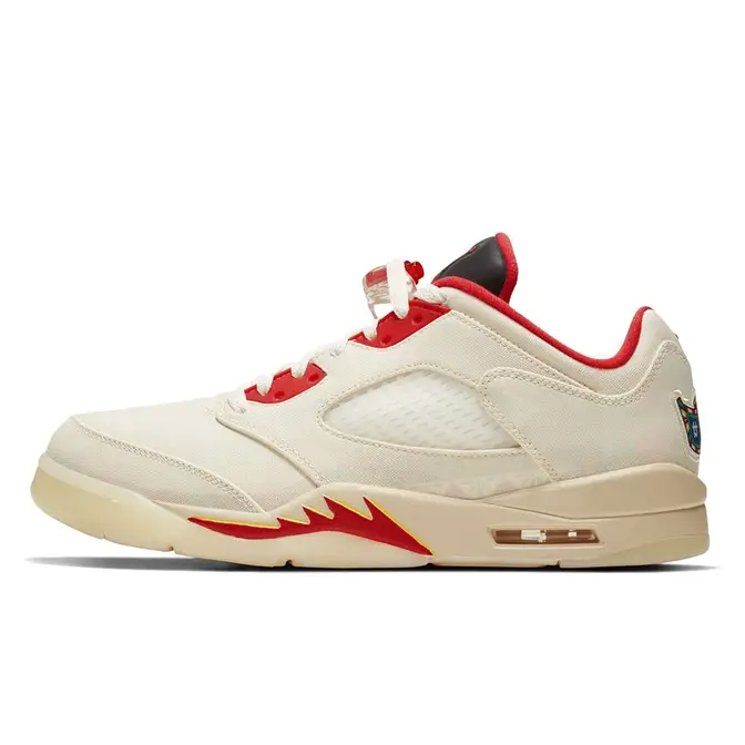 Jordan 5 Low Chinese New Year Sail Chile Red | Raffles u0026 Where To Buy | The  Sole Supplier | The Sole Supplier