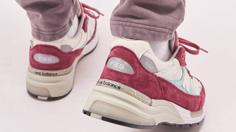 KITH x New Balance 992 Kithmas Burgundy Mint Green | Where To Buy