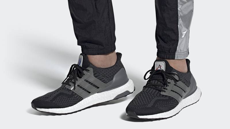 NASA x adidas Ultra Boost DNA Core Black Iron Metallic Where