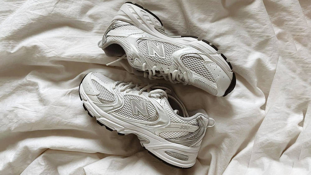 New Balance 530 white silver New Balance 530 white silver