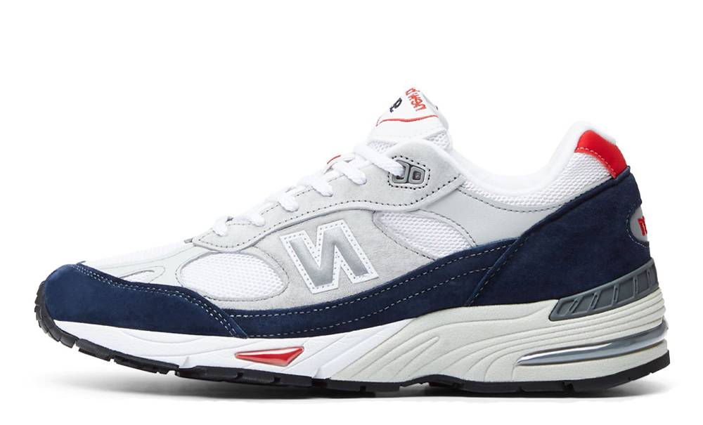 New Balance 991 Navy Grey White