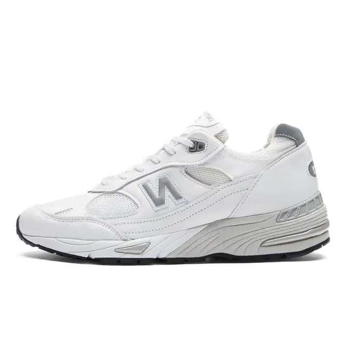 New Balance 991 White Silver | Where To Buy | M991WHI | The Sole Supplier