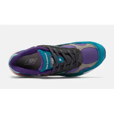 New Balance 992 Teal Purple Red Middle