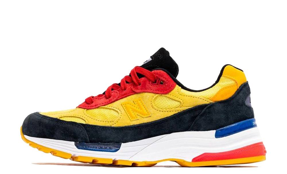New Balance 992 Yellow Red