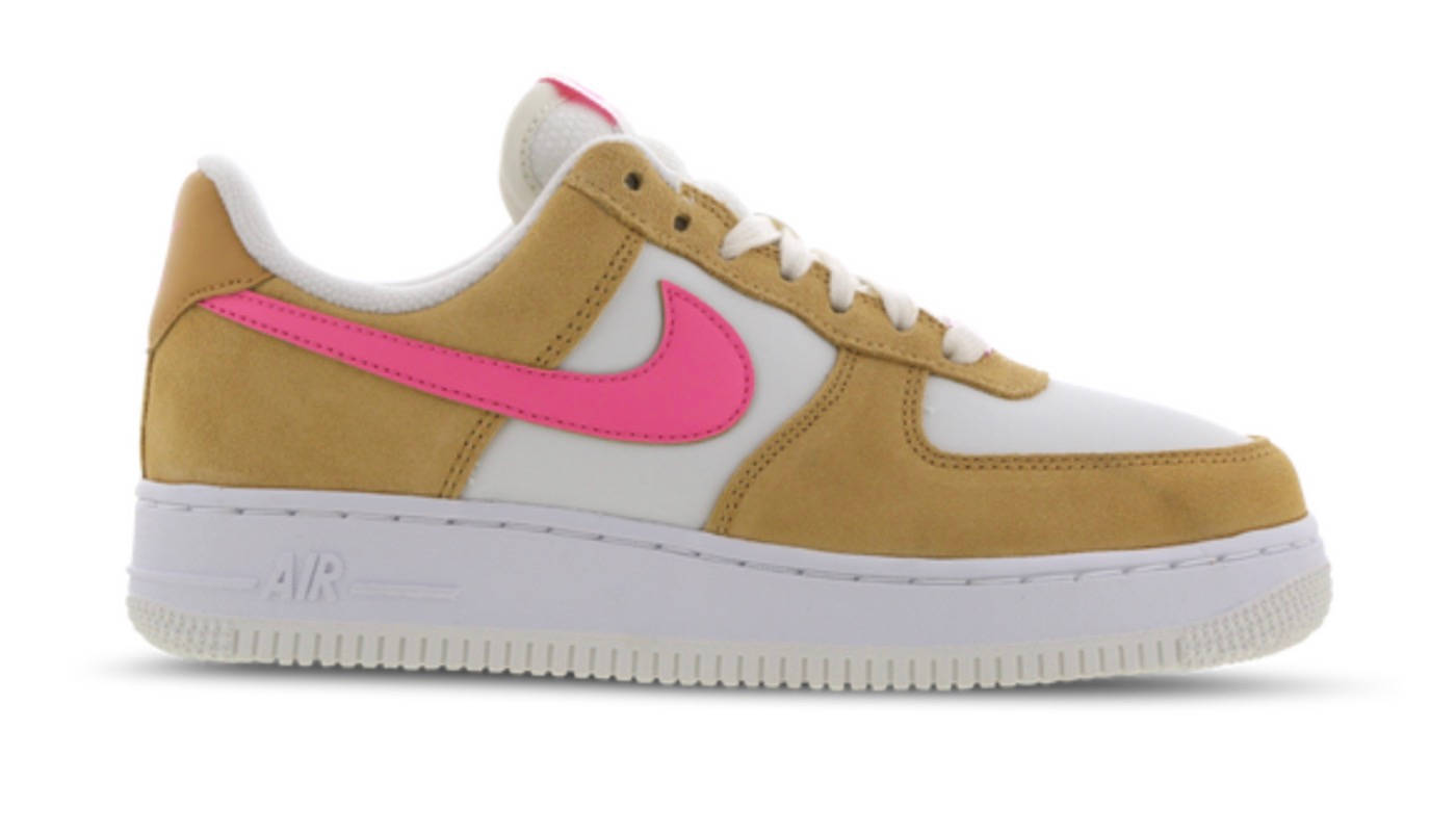 Nike Aior Force 1 Wheat Pink Foot Locker