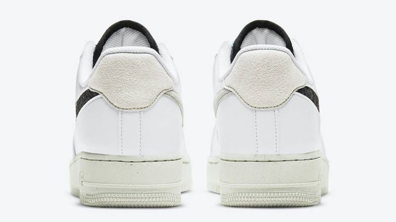 Nike Air Force 1 07 SE Wool White Black Back
