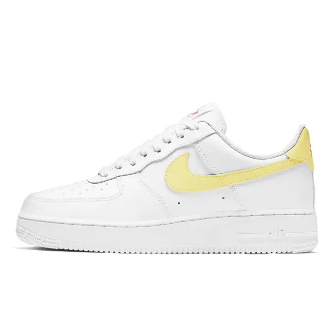 Nike Air Force 1 07 White Light Citron | Where To Buy | 315115-160 ...