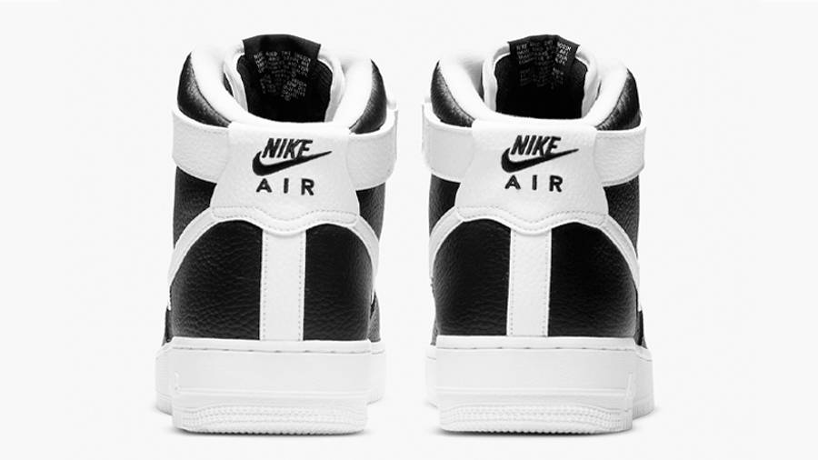 nike air force 1 black and white high top