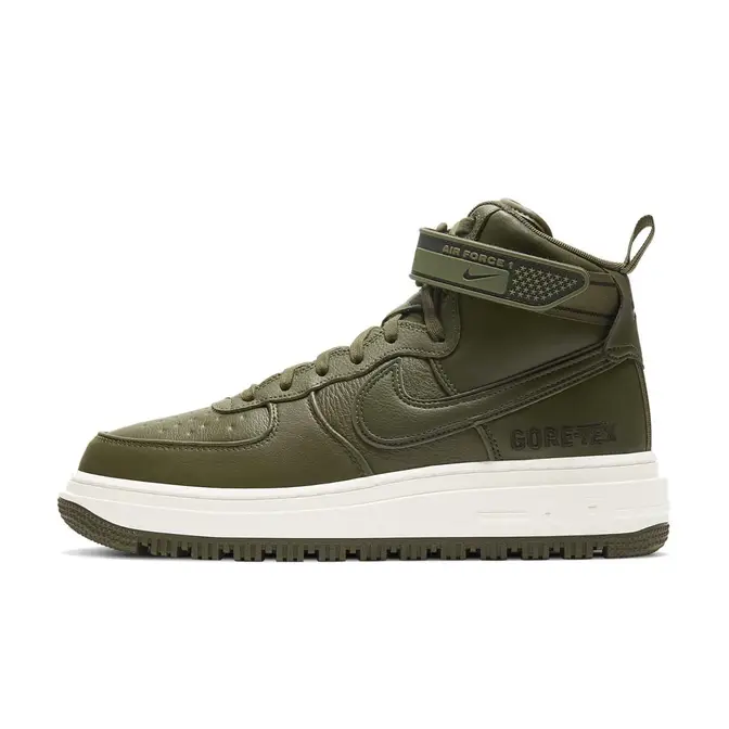 Army green nike high 2024 tops