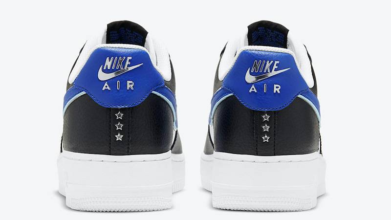 Nike Air Force 1 Low White Black Blue DD9784-001 back