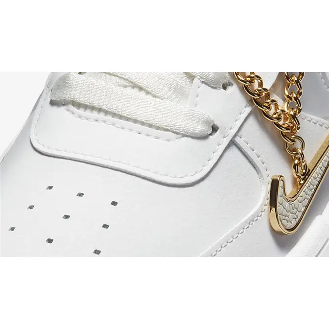 Nike Air Force 1 Pixel Grey Gold Chain | Where To Buy | DC1160-100 ...