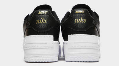 Nike Air Force 1 Shadow Black Metallic Gold