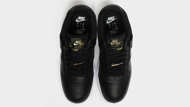JD Exclusive Nike Air Force 1 Shadow Black/Gold - Sneakerjagers