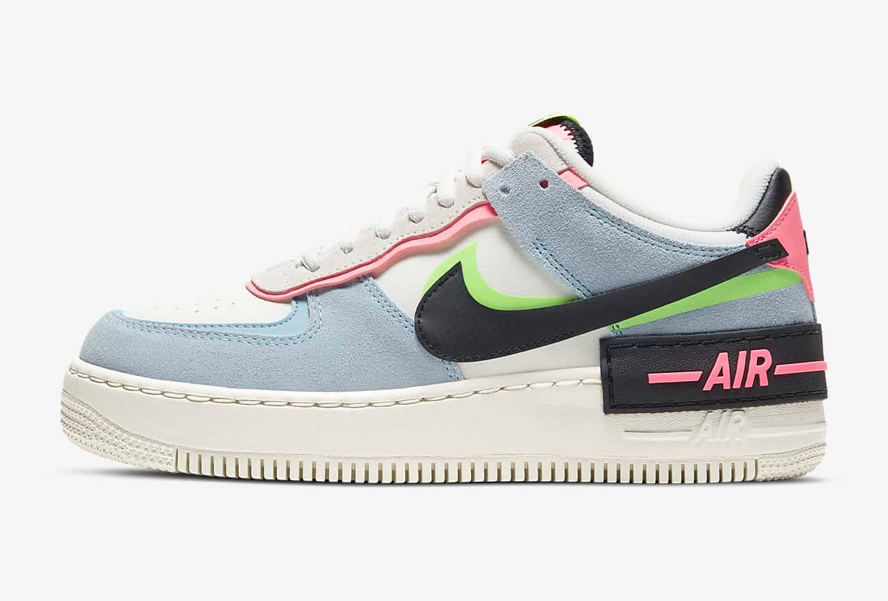 Nike Air Force 1 shadow light blue