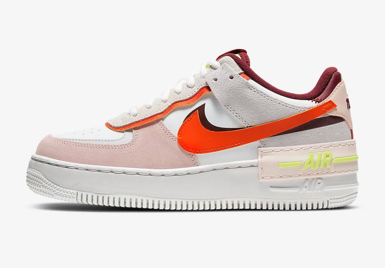 Nike Air Force 1 shadow red sail