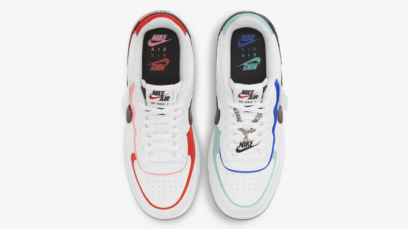 Nike Air Force 1 Shadow White Chile Red 