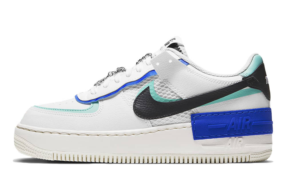 nike air force 1 shadow white chile red sunset pulse