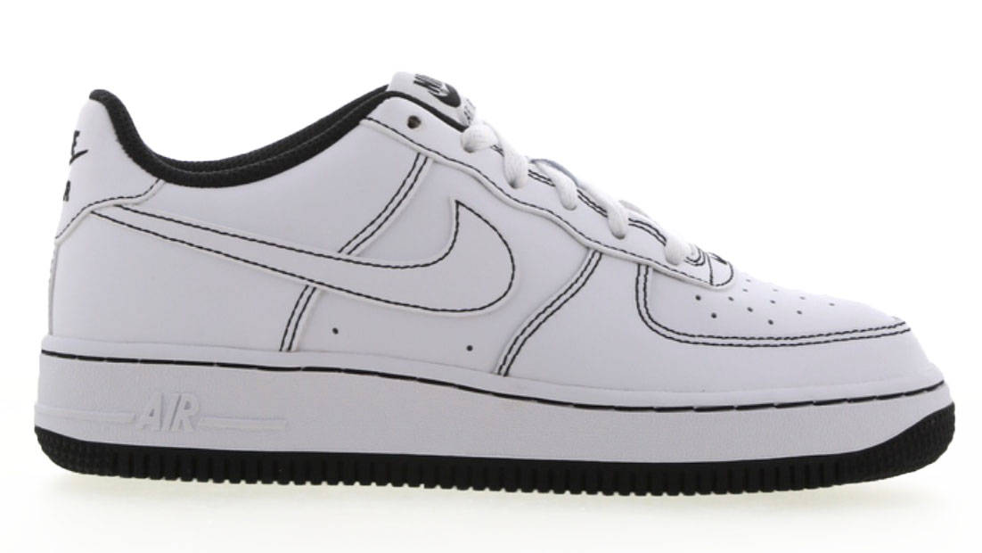 Nike Air Force 1 White Black GS
