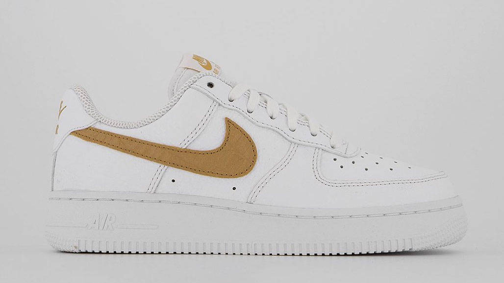 Nike Air force 1 White Club Gold OS