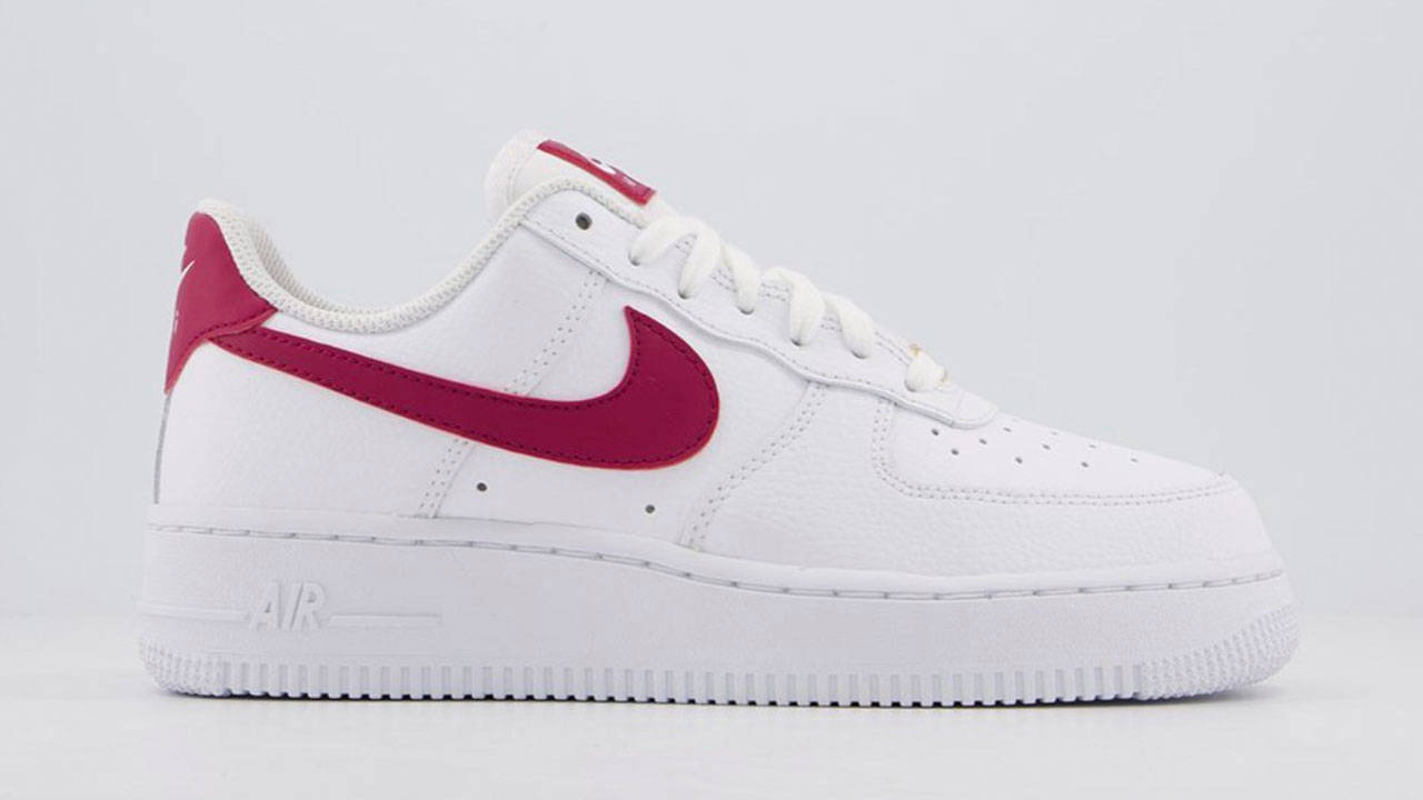 Nike Air Force 1 White Red FL