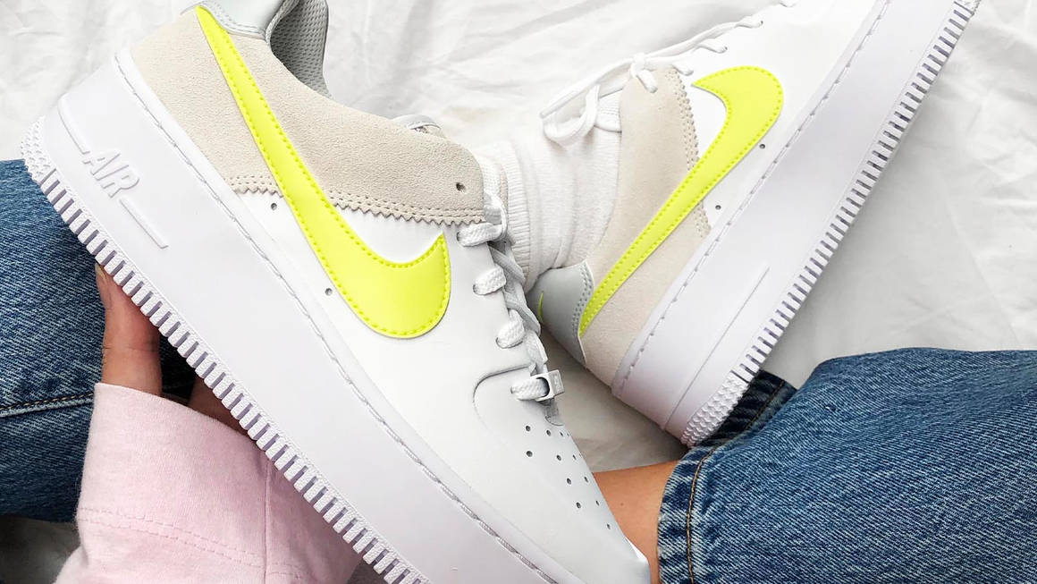 nike air force 1 yelow swoosh size guide