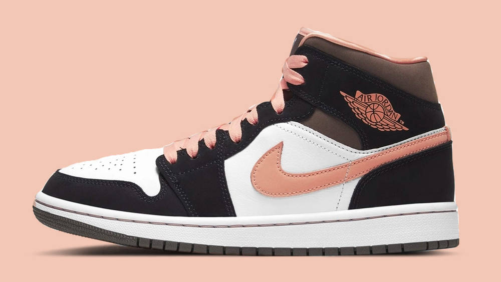 nike air jordan 1 pink suede