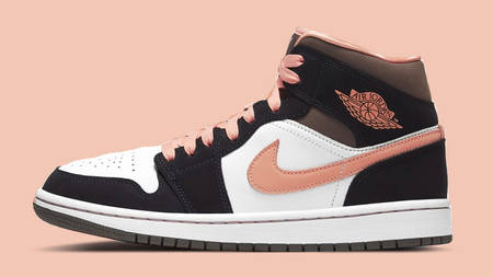 The Nike Air Jordan 1 Mid Gets Updated With Pops Of Pink