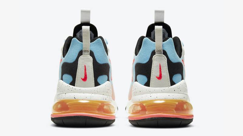 Nike Air Max 270 React The Future is in the Air White Infrared Back