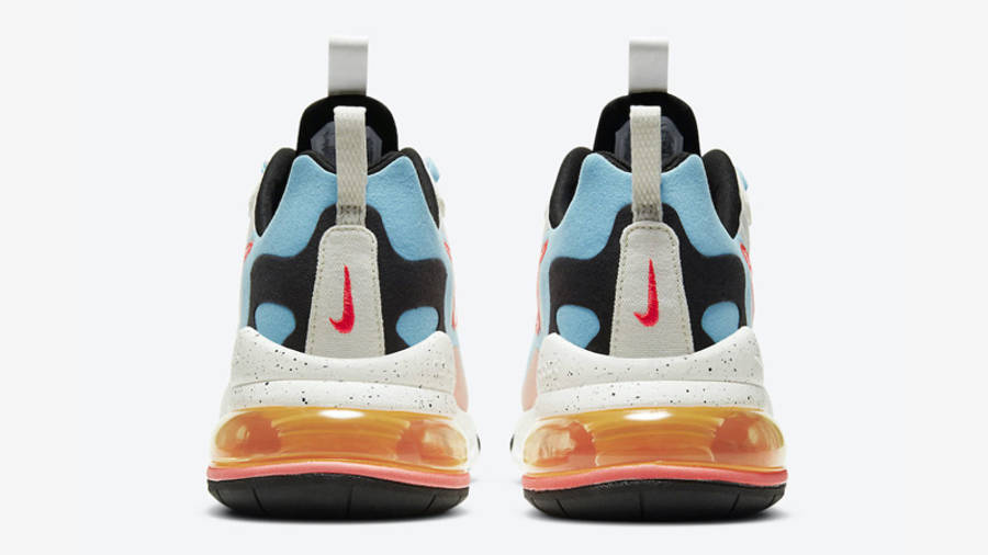 Nike Air Max 270 React The Future is in the Air White Infrared Back