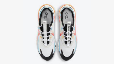 Nike Air Max 270 React The Future is in the Air White Infrared Middle