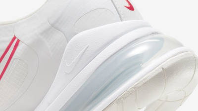 Nike Air Max 270 React White Bright Pink Closeup